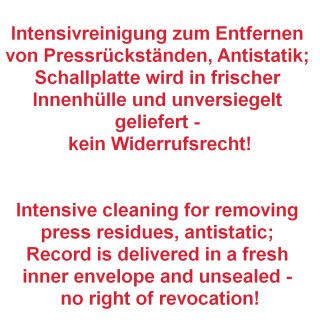 Intensive cleaning - no right of revocation!